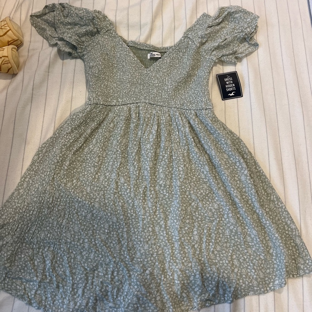 Green Floral Dress